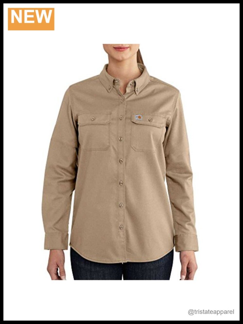 Flame Resistant Rugged Flex Twill Button Down Work Shirt